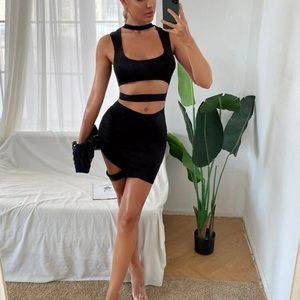 Cut out bodycon dress
